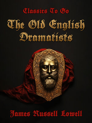 cover image of The Old English Dramatists
